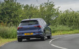 25 Volkswagen Golf Mk85 2024 review rear cornering