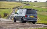 25 Volkswagen Transporter 2022 road test review cornering rear