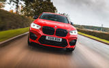 BMW X4 M Competition 2019 road test review - on the road nose