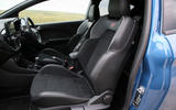 Ford Fiesta ST 2018 road test review front seats