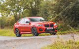 BMW X4 M Competition 2019 road test review - cornering front