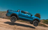 Ford Ranger Raptor 2019 road test review - jump side