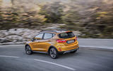 Ford Fiesta Active 2018 road test review cornering rear