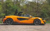 McLaren 600LT Spider 2019 road test review - roof
