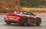 BMW M8 Competition convertible 2020 road test review - hero rear BMW M8 Competition convertible 2020 road test review - hero rear