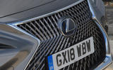 Lexus LS500h 2018 road test review front grille