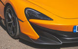 McLaren 600LT Spider 2019 road test review - headlights