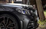Mercedes-AMG C43 Coupe 2018 road test review headlights