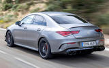 Mercedes-AMG CLA 45 S 2019 road test review - hero rear