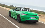 Porsche 718 Boxster GTS 4.0 2020 road test review - hero rear Porsche 718 Boxster GTS 4.0 2020 road test review - hero rear