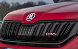Skoda Kodiaq vRS 2019 road test review - nose