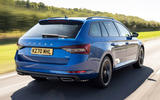 3 Skoda Superb Estate 2021 RT update hero rear