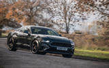 Ford Mustang Bullitt 2018 road test review - cornering front