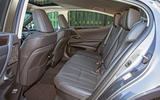 Lexus ES 2019 road test review - rear seats