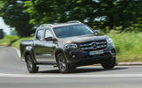 Mercedes-Benz X-Class road test review cornering front