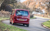 Vauxhall Combo Life 2018 road test review - cornering rear