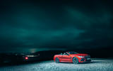 BMW M8 Competition convertible 2020 road test review - static night BMW M8 Competition convertible 2020 road test review - static night