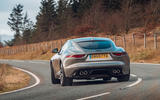 Jaguar F-Type 2020 road test review - cornering rear Jaguar F-Type 2020 road test review - cornering rear