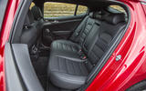 Kia Stinger GT line 2018 review rear seats