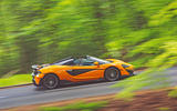 McLaren 600LT Spider 2019 road test review - on the road side