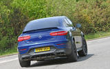 Mercedes-AMG GLC 63 S road test review cornering rear