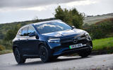 31 Mercedes Benz EQA 2021 road test review cornering 31 Mercedes Benz EQA 2021 road test review cornering