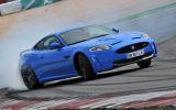 £97,000 Jaguar XKR-S drifting