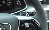 Audi RS6 Avant 2020 road test review - paddle shifters Audi RS6 Avant 2020 road test review - paddle shifters