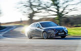 Lexus ES 2019 road test review - cornering front