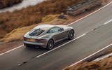 Jaguar F-Type 2020 road test review - on the road rear Jaguar F-Type 2020 road test review - on the road rear