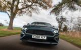 Ford Mustang Bullitt 2018 road test review - on the road nose
