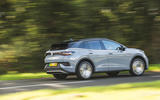 37 Volkswagen ID 4 2021 road test review cornering rear 37 Volkswagen ID 4 2021 road test review cornering rear