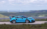 Porsche 911 GT2 RS 2018 road test review on the road side