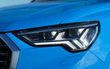 Audi Q3 Sportback 2019 road test review - headlights
