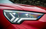 Audi RS Q3 2020 road test review - headlights