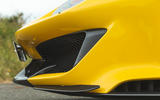Ferrari 488 Pista 2019 road test review - front bumper