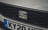 Seat Leon 2020 road test review - front badge Seat Leon 2020 road test review - front badge