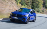Volkswagen Touareg R road test review - cornering front Volkswagen Touareg R road test review - cornering front