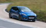 Ford Fiesta ST 2018 road test review cornering front
