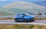 Ford Fiesta ST 2018 road test review on the road side