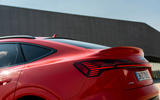 Audi E-tron Sportback 2020 road test review - sloping roof Audi E-tron Sportback 2020 road test review - sloping roof