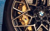 BMW M8 Competition coupe 2020 road test review - brake calipers BMW M8 Competition coupe 2020 road test review - brake calipers