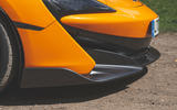 McLaren 600LT Spider 2019 road test review - front aero