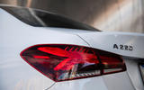 Mercedes-Benz A-Class saloon 2018 review - rear lights