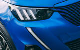 Peugeot e-2008 2020 road test review - headlights