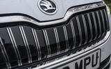 Skoda Superb iV 2020 road test review - front grille