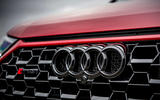 Audi RS Q3 2020 road test review - front logo