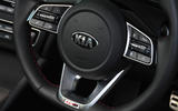 Kia Optima Sportswagon 2018 review - steering wheel
