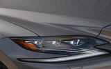 Lexus LS500h 2018 road test review headlights