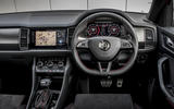 Skoda Kodiaq vRS 2019 road test review - steering wheel